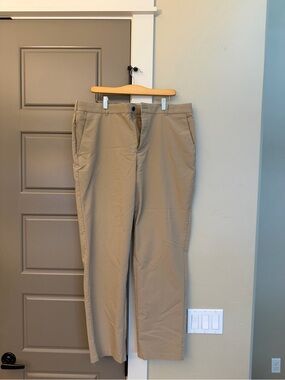 Izod Men's Tan Straight-Leg Chinos